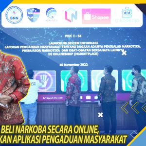 Kegiatan Direktorat Prekursor dan Psikotropika BNN RI pada Launching Sistem Informasi Pengaduan Masyarakat