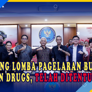 Pemenag Lomba Pagelaran Budaya War On Drugs 2023