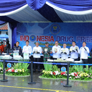 Rilis Ungkap Kasus Narkotika Jaringan Internasional Malaysia - Meksiko - Indonesia Tahun 2023