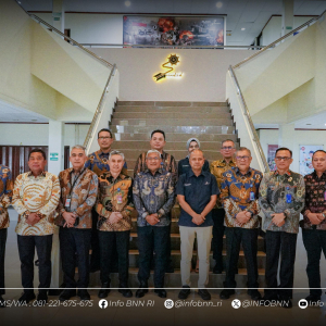 KUNJUNGI PT PINDAD, BNN PERKUAT SINERGI DALAM PENANGGULANGAN NARKOBA LEWAT INOVASI TEKNOLOGI