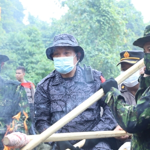 *BNN MUSNAHKAN LADANG GANJA DAN DUKUNGAN  PEMKAB ACEH SELATAN MEMBANGUN BALAI REHABILITASI* — foto 26