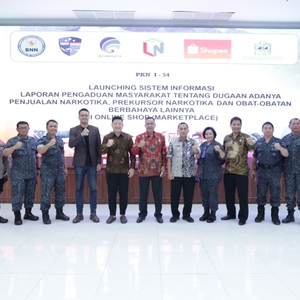 Kegiatan Direktorat Prekursor dan Psikotropika BNN RI pada Launching Sistem Informasi Pengaduan Masyarakat — foto 10