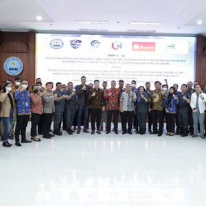 Kegiatan Direktorat Prekursor dan Psikotropika BNN RI pada Launching Sistem Informasi Pengaduan Masyarakat — foto 11