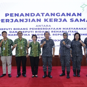 MoU antara BNN dengan PT. Bintang Toedjoe — foto 1