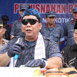 BNN RI Musnahkan Ratusan Kilogram Narkotika di Penghujung 2022 — foto 8