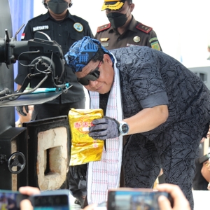 BNN RI Musnahkan Ratusan Kilogram Narkotika di Penghujung 2022 — foto 9