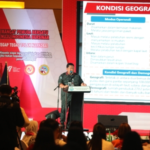 Kepala BNN RI Ingatkan Paskibraka, Nyong dan Noni Sulut tentang Bahaya Narkoba — foto 9