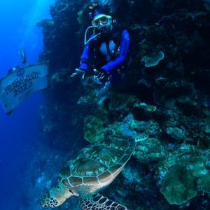 Kepala BNN RI Ucapkan Selamat Natal dan Tahun Baru 2023 Dari Dalam Laut Bunaken — foto 2
