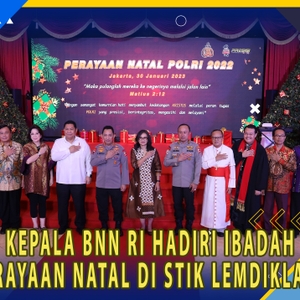 Kepala BNN RI Hadiri Ibadah dan Perayaan Natal di STIK Lemdiklat Polri — foto 7