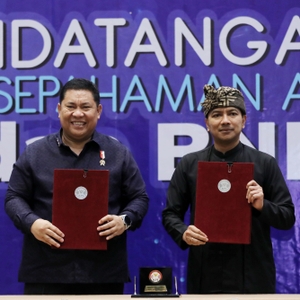 Penandatanganan Nota Kesepahaman antara BNN RI dengan KPI — foto 1