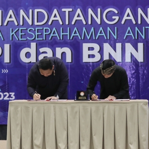 Penandatanganan Nota Kesepahaman antara BNN RI dengan KPI — foto 3