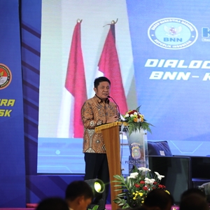 Orkestrasi Perang Melawan Narkotika Melalui Dialog Publik antara BNN, KPK, BNPT, dan LPSK — foto 6