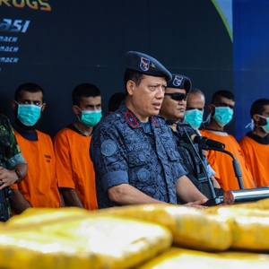 Pemusnahan BB narkotika — foto 8