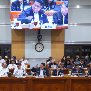 Rapat Dengar Pendapat antara BNN dengan DPR RI — foto 11