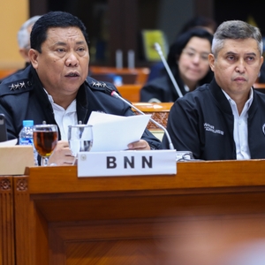 Rapat Dengar Pendapat antara BNN dengan DPR RI — foto 14