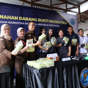 BNN Musnahkan 23,019 Kilogram Sabu dan 2,173 Kilogram Ganja Selamatkan 200 Ribu Jiwa — foto 5