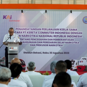 MOU BNN dengan PT.KCI — foto 3