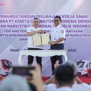 MOU BNN dengan PT.KCI — foto 7