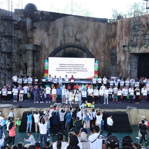 BNN TERIMA PENGHARGAAN LEMBAGA REHABILITASI RAMAH ANAK DARI KEMEN PPA — foto 17