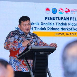 penutupan pelatihan Joint Training Teknis Analis Tindak Pidana Pencucian Uang dari tindak Pidana Narkotika dan Prekursor Narkotik — foto 5