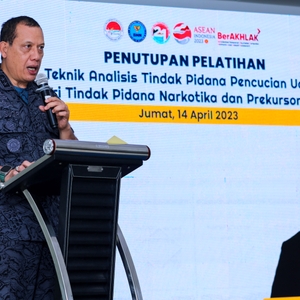 penutupan pelatihan Joint Training Teknis Analis Tindak Pidana Pencucian Uang dari tindak Pidana Narkotika dan Prekursor Narkotik — foto 8