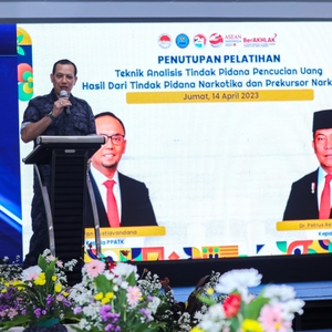 penutupan pelatihan Joint Training Teknis Analis Tindak Pidana Pencucian Uang dari tindak Pidana Narkotika dan Prekursor Narkotik — foto 9