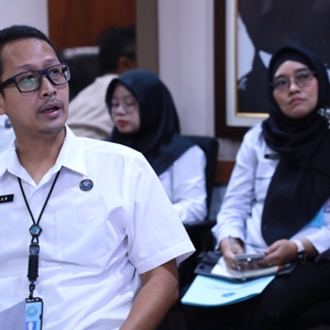 Pemaparan Sekretariat Utama dengan BPK RI Di Ruang Antasari.Rabu (31/1) — foto 2