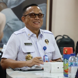 Pemaparan Sekretariat Utama dengan BPK RI Di Ruang Antasari.Rabu (31/1) — foto 3