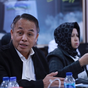 Pemaparan Sekretariat Utama dengan BPK RI Di Ruang Antasari.Rabu (31/1) — foto 5