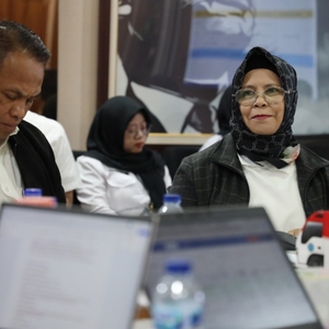 Pemaparan Sekretariat Utama dengan BPK RI Di Ruang Antasari.Rabu (31/1) — foto 9