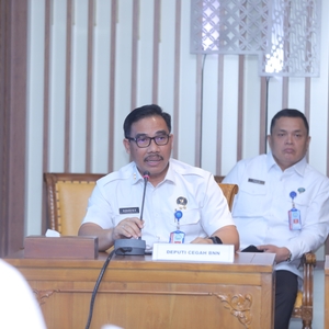 Audiensi Kepala BNN RI dengan Kepala BSSN RI beserta jajaran — foto 7