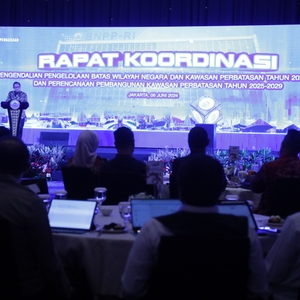 Rakor Pengendalian Pengelolaan Batas Wilayah Negara — foto 2