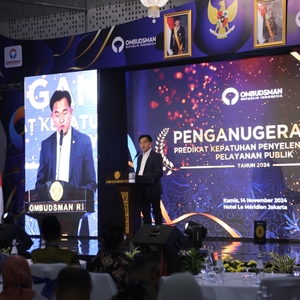 TOP 3, BNN RAIH PREDIKAT KUALITAS TERTINGGI DALAM PENILAIAN KEPATUHAN PENYELENGGARAAN PELAYANAN PUBLIK — foto 3