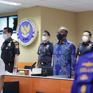 Pembukaan Operasi Laut Interdiksi Terpadu 2020 BNN - KORPOLAIRUD - DJBC — foto 4