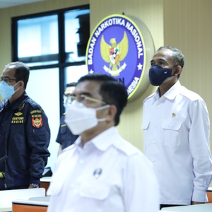 Penutupan Operasi Laut Interdiksi Terpadu 2020 BNN-KORPOLAIRUD-DJBC — foto 2