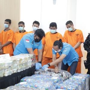 Rilis Ungkap Kasus Narkotika Jenis Sabu Jaringan Internasional — foto 6