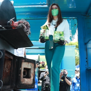 Pemusnahan BB dalam HUT BNN ke20 BNN RI — foto 11