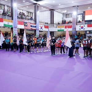 Upacara pembukaan Smash on Drugs International Table Tennis Championship 2022 — foto 1