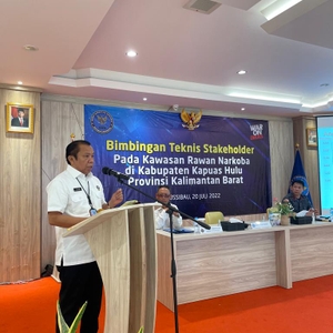 Perkuat Pertahanan di Kawasan Rawan Narkoba BNN RI Gelar Bimbingan Teknis Bersama Stakeholder di Kabupaten Kapuas Hulu — foto 1