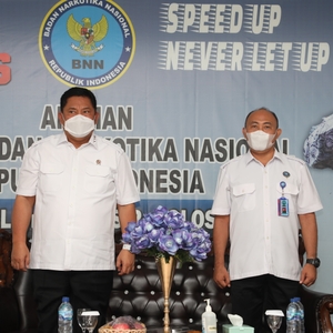 KUNJUNGAN KERJA KEPALA BNN RI KE BNNP SULUT — foto 1
