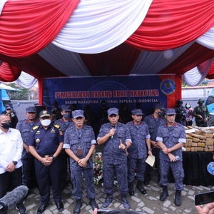 BNN RI Musnahkan 4,7 Kuintal Narkotika Dari 10 Kasus Berbeda — foto 15