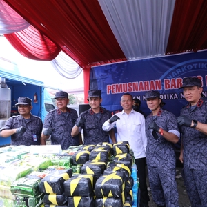 BNN RI Musnahkan 4,7 Kuintal Narkotika Dari 10 Kasus Berbeda — foto 16