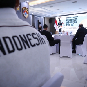 Pelepasan Kontingen Atlet Sepeda